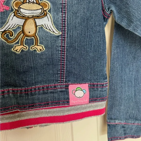 Bobby Jack Denim Zip Up Vintage Jacket Girl’s Small